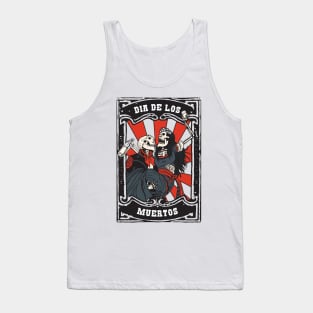 Dia de Los Muertos, Mexican goth, candy skull Tank Top